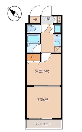 朝日プラザ栗ノ木の物件間取画像